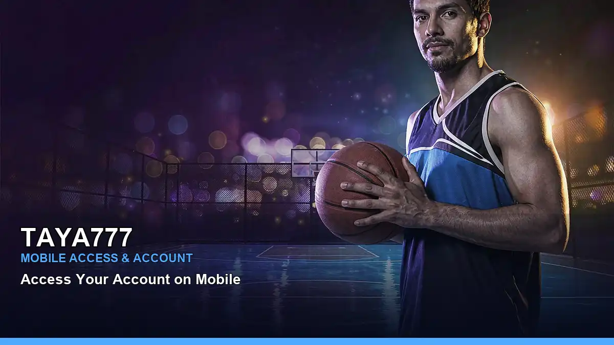 TAYA777 high-energy online sports betting in a basketball player layout for Philippine players