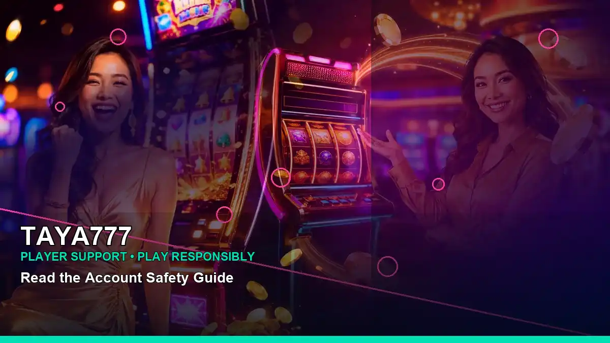 TAYA777 TAYA777 golf information for Philippine users scene with left close-up neon jackpot slot games for players in the