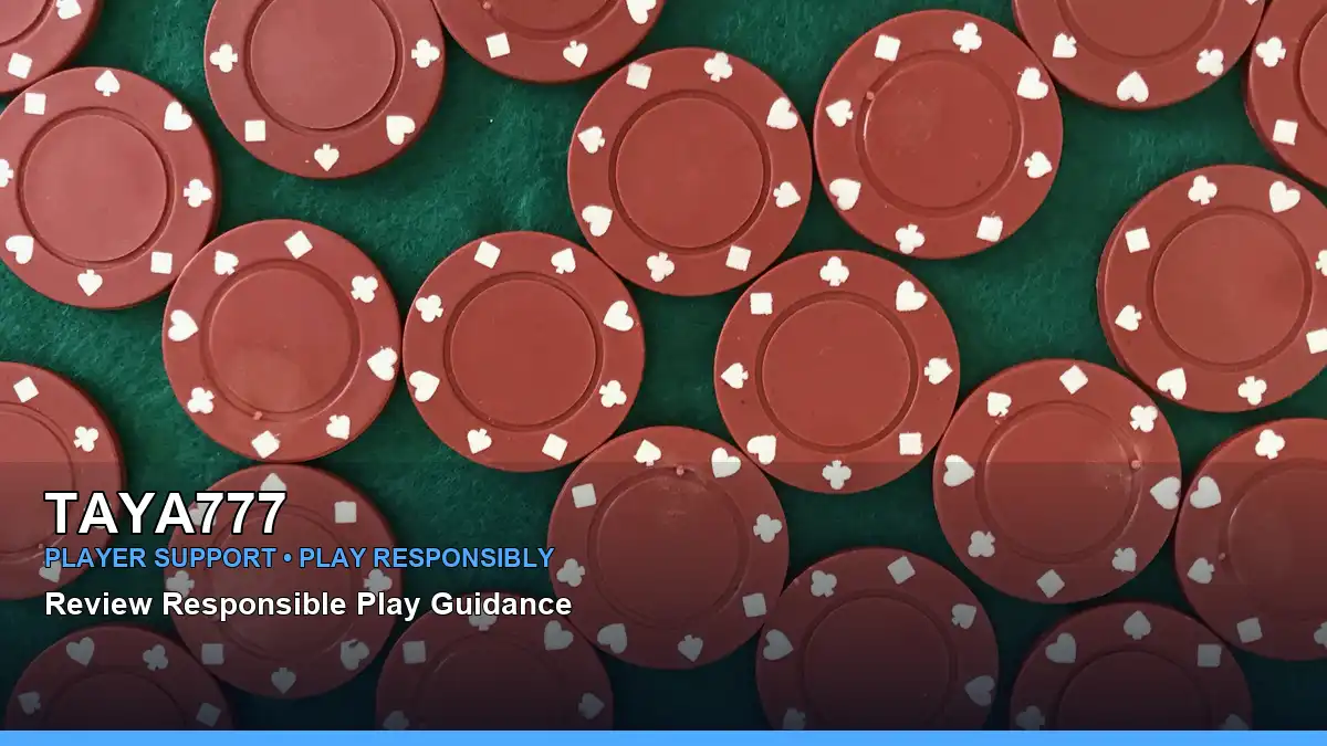 TAYA777 player support and responsible gaming guide for Philippine players