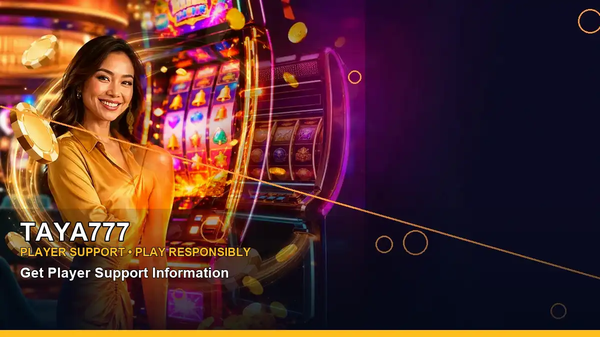TAYA777 adventure online slot games featuring an adult Filipina casino host with a left-framed composition
